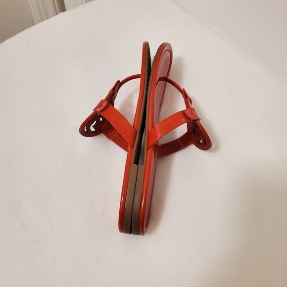 EC Tory Burch Miller Rainbow Stripe Sandals Size 7.5M - Picture 6 of 15